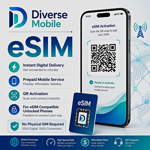 Diverse mobile esim - diverse, w/