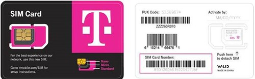 Mobile newest sim card - t-mobile,