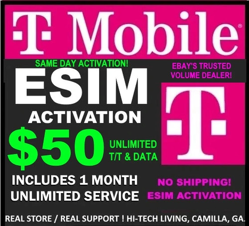 Mobile esim activation - t-mobile,